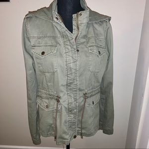 Olive green light weight jacket